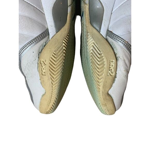 Nike Air Zoom Women’s Size 7 White Sneakers Laced y2k 90's Chunky Seinfeld - Picture 5 of 12